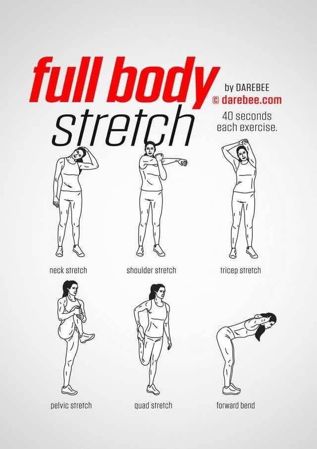 start stretching work out exercise for beginners