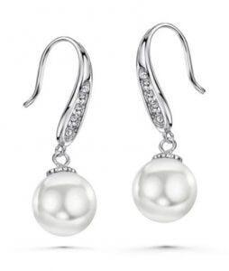 pearl earrings look good working from home